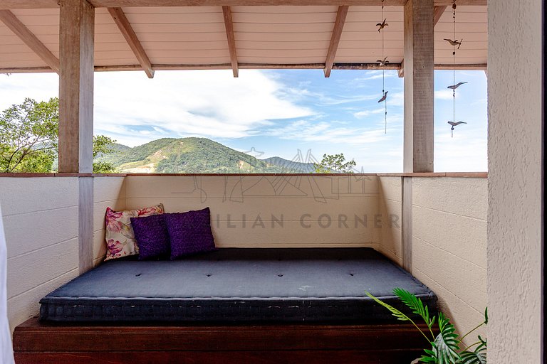 House in Camburí view and Jacuzzi|Brazilian Corner