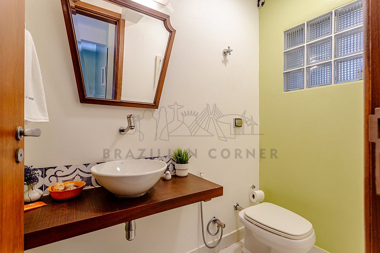 House in Camburí view and Jacuzzi|Brazilian Corner