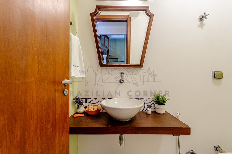 House in Camburí view and Jacuzzi|Brazilian Corner