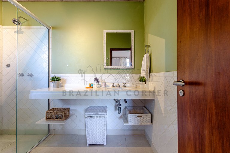 House in Camburí view and Jacuzzi|Brazilian Corner