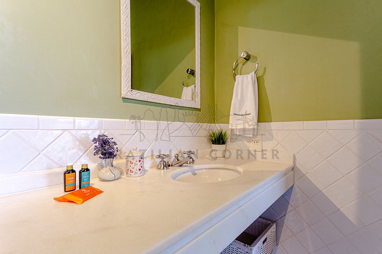 House in Camburí view and Jacuzzi|Brazilian Corner