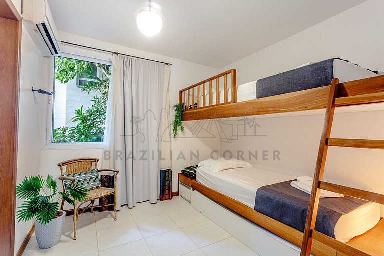 House in Camburí view and Jacuzzi|Brazilian Corner
