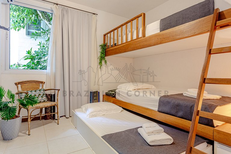 House in Camburí view and Jacuzzi|Brazilian Corner