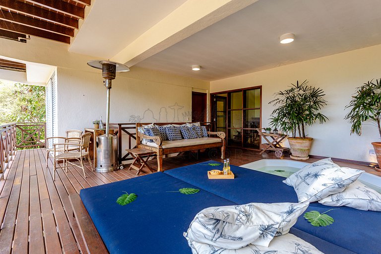House in Camburí view and Jacuzzi|Brazilian Corner
