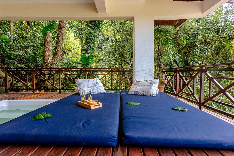 House in Camburí view and Jacuzzi|Brazilian Corner