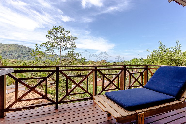 House in Camburí view and Jacuzzi|Brazilian Corner