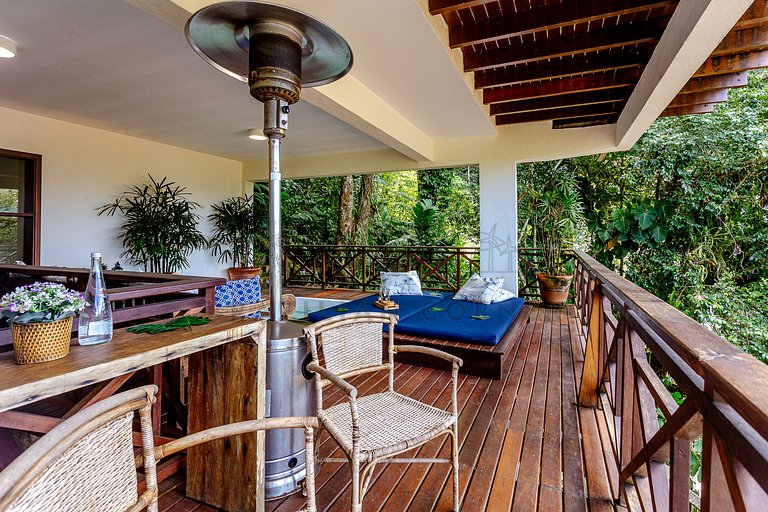 House in Camburí view and Jacuzzi|Brazilian Corner