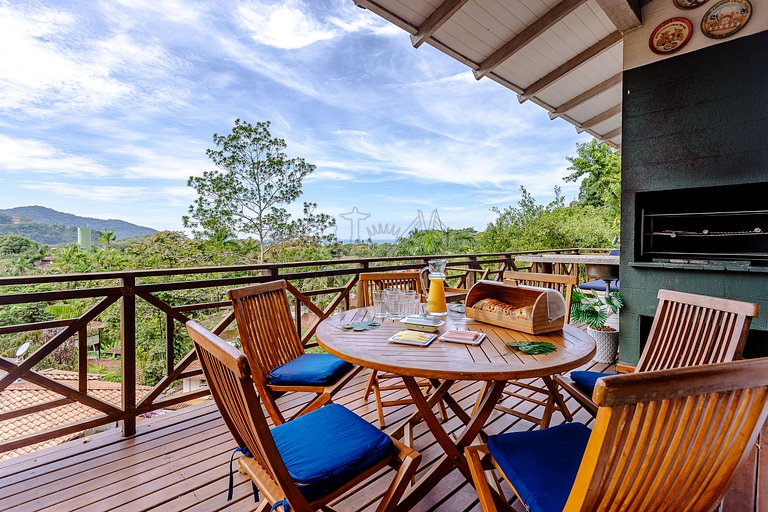 House in Camburí view and Jacuzzi|Brazilian Corner