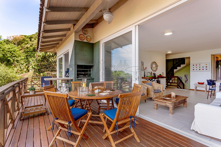 House in Camburí view and Jacuzzi|Brazilian Corner