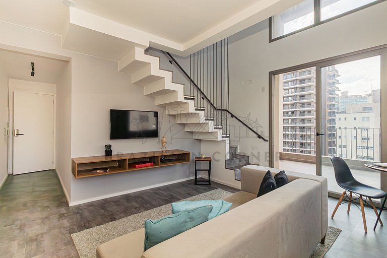 Duplex, piscina, academia , AC | Brazilian Corner