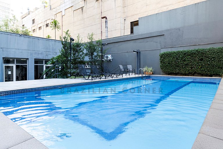 Próximo a Paulista com piscina | Brazilian Corner