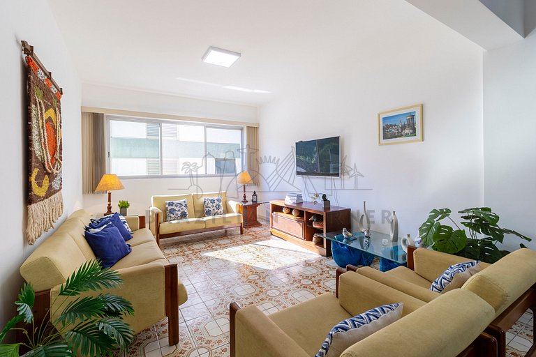 250m da praia com AC, 4 quartos| Brazilian Corner