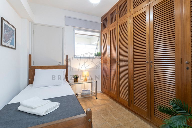 250m da praia com AC, 4 quartos| Brazilian Corner