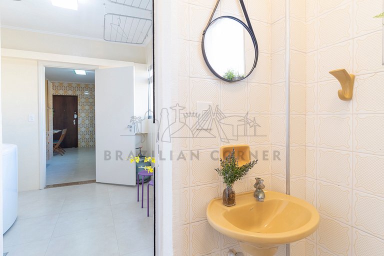 250m da praia com AC, 4 quartos| Brazilian Corner
