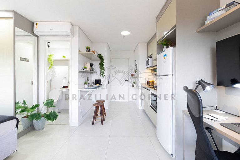 Vila Mariana,perto do metrô c/ AC|Brazilian Corner