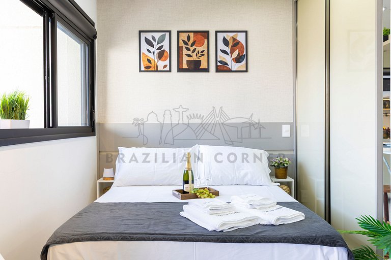Vila Mariana, next to metro w/ AC|Brazilian Corner