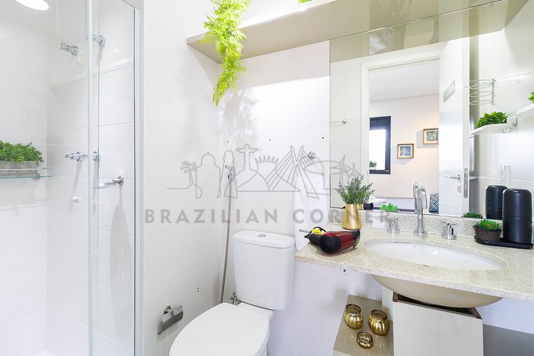 Vila Mariana,perto do metrô c/ AC|Brazilian Corner