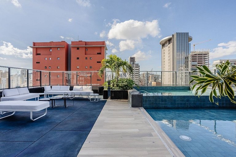 Piscina na cobertura, Academia |Brazilian Corner
