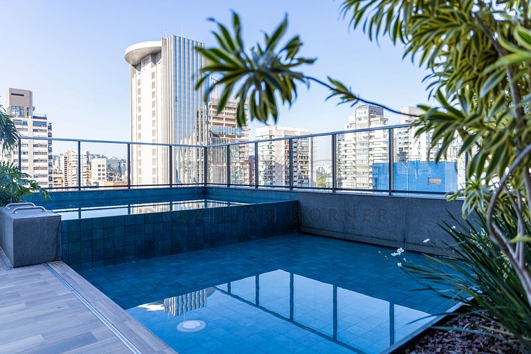 Piscina na cobertura, Academia |Brazilian Corner