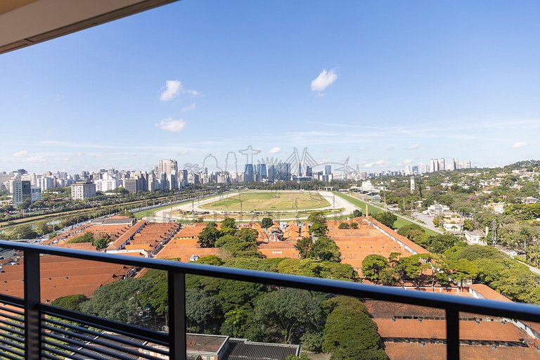 Amazing view, pool, AC, Gym| Brazilian Corner