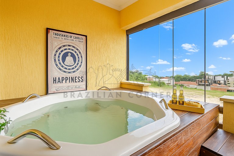 Jacuzzi Privativa, AC, Maresias | Brazilian Corner