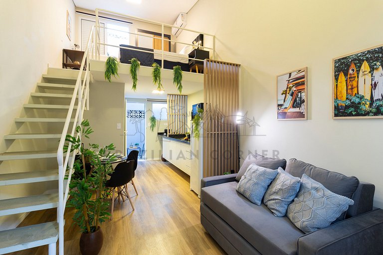 Loft próx. Praia, AC, Shop. | Brazilian Corner