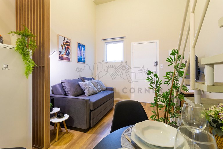 Loft próx. Praia, AC, Shop. | Brazilian Corner