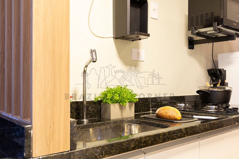 Modern loft, Gonzaga Beach, AC, | Brazilian Corner