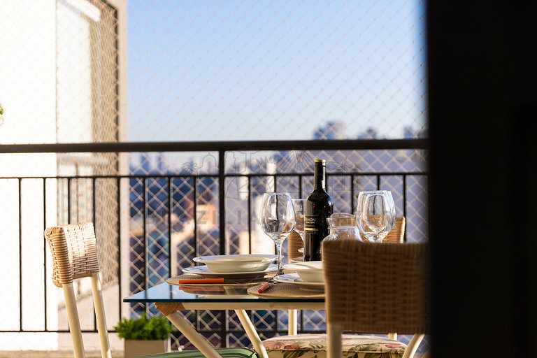 Amazing view, with pool and gym |Brazilian Corner.