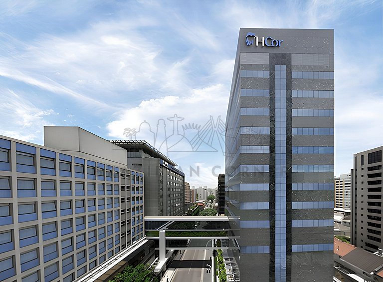 Modern and new in Jardins with AC, pool and gym