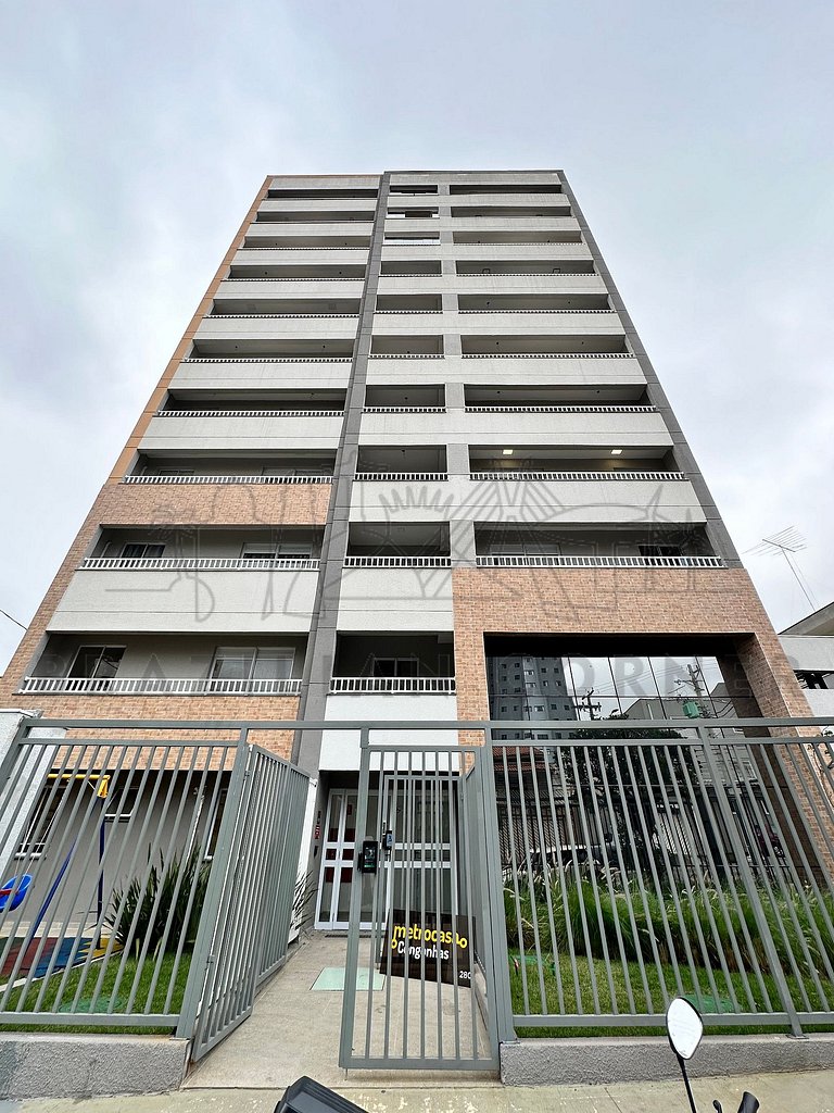 Near the Airport with Office, AC, and Gym