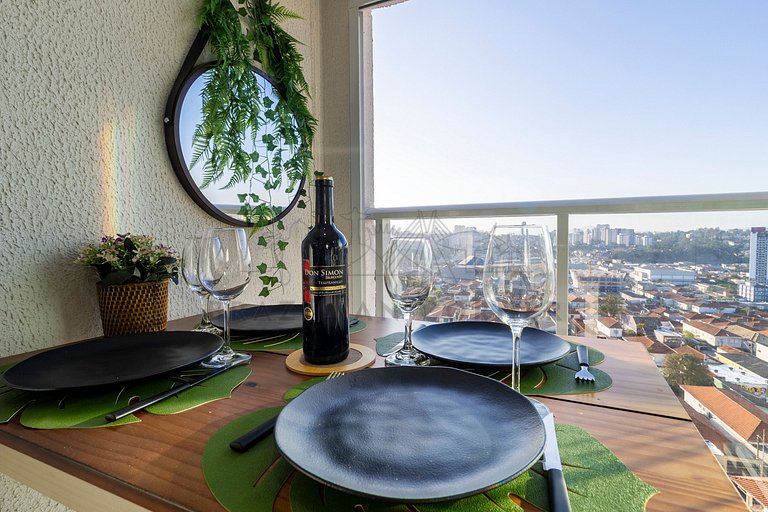 Amazing view, pool, gym, near MorumBis