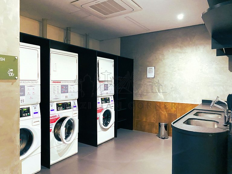 Modern Apt w/ AC & 24h Gym in Downtown São Paulo