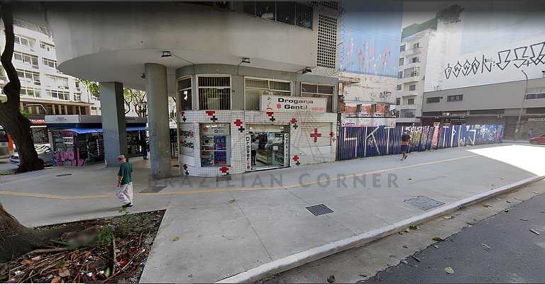 Apê moderno c/ AC e academia 24h no centro novo SP
