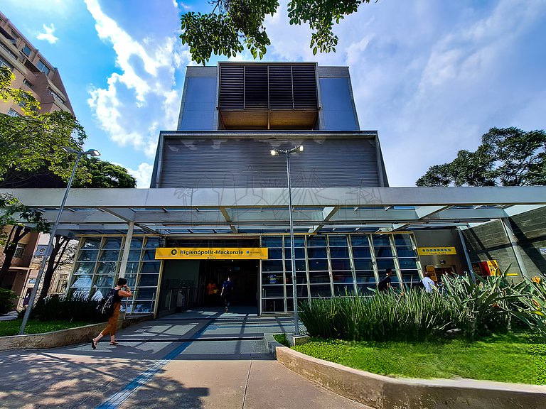 Modern Apt w/ AC & 24h Gym in Downtown São Paulo