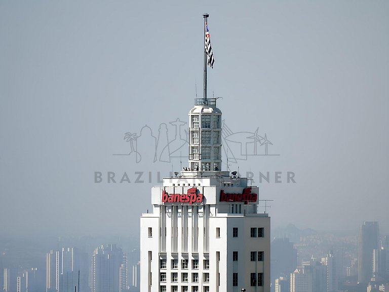 Modern Apt w/ AC & 24h Gym in Downtown São Paulo
