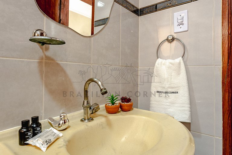 Apartamento aconchegante a 85 m da Praia com vaga