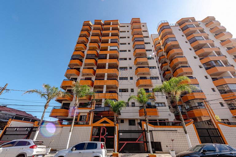 Apartamento aconchegante a 85 m da Praia com vaga