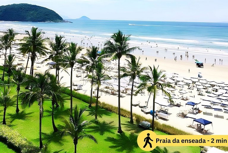 200m da praia com piscina ,churrasqueira e jacuzzi