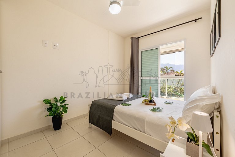 200m da praia com piscina ,churrasqueira e jacuzzi