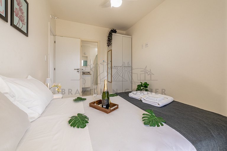 200m da praia com piscina ,churrasqueira e jacuzzi