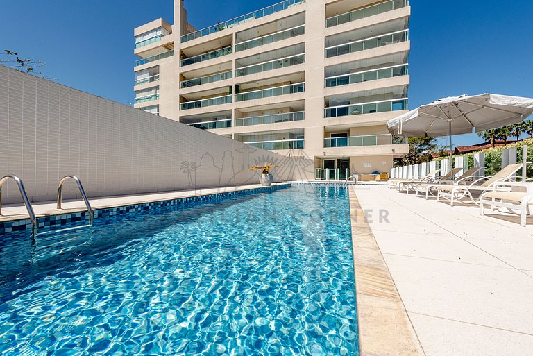 200m da praia com piscina ,churrasqueira e jacuzzi