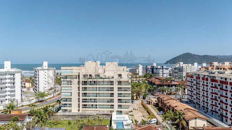 200m da praia com piscina ,churrasqueira e jacuzzi