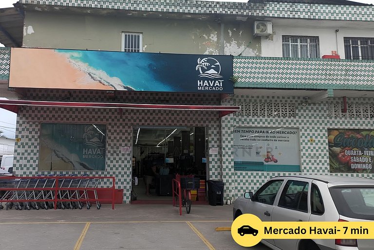 200m da praia com piscina ,churrasqueira e jacuzzi