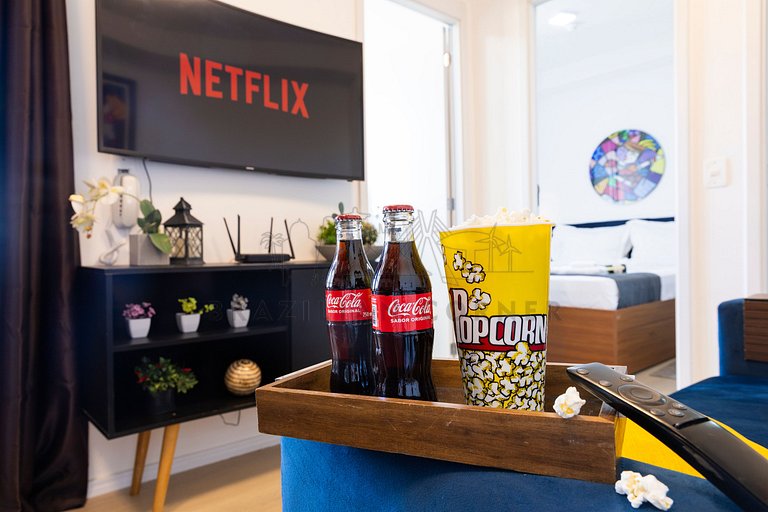 Modern, complete with Office, AC, and Gym