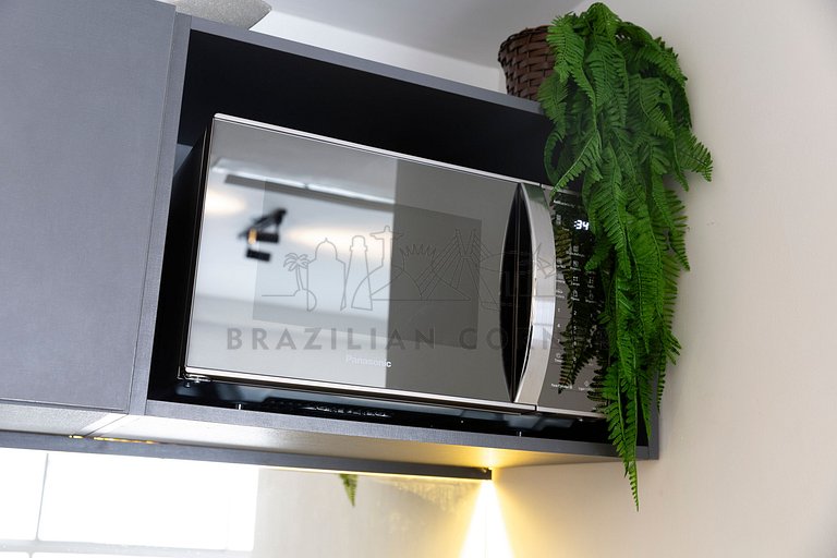 Modern, AC, 24h Gym, rooftop, close to metro