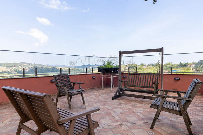 Sítio com 5 suítes , piscina, vista incrível