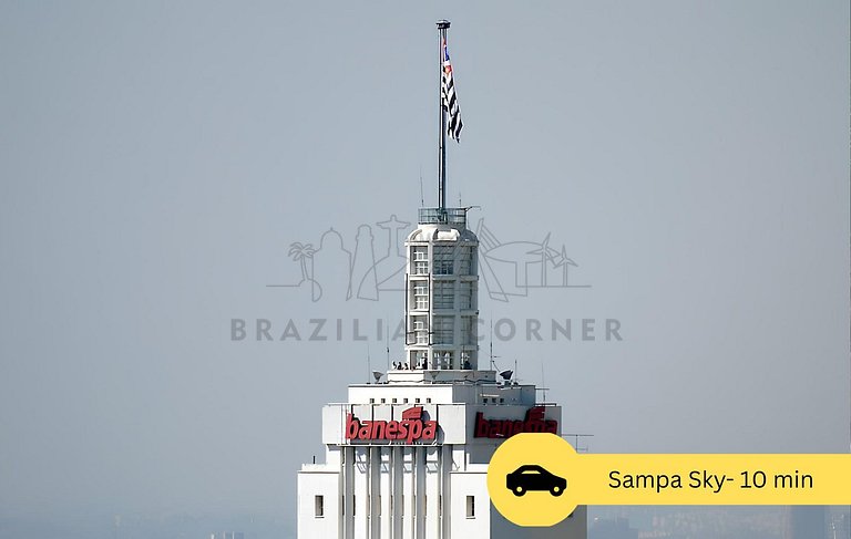 Moderno, AC, academia 24h, rooftop, próx ao metrô