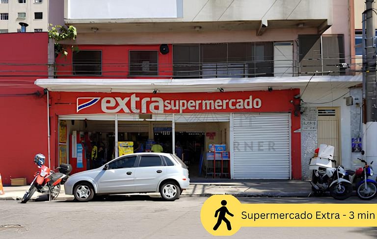 Moderno c/ ar condicionado, piscina e academia