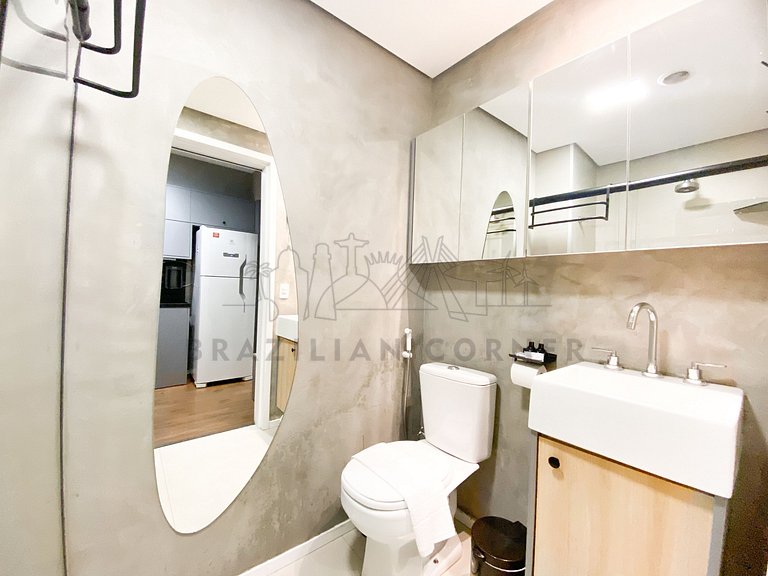 Modern and charming studio in Pinheiros